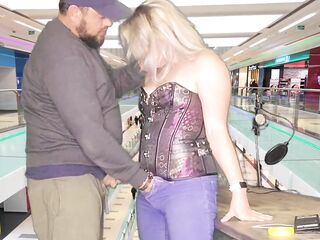 Banging in a public mall where everybody can watch us