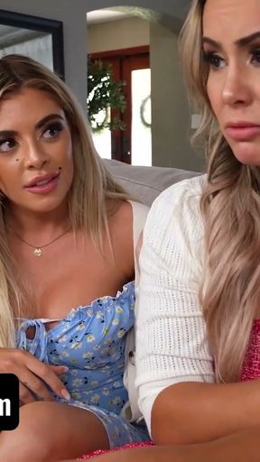 Step Moms Vivianne DeSilva &amp; Misty Meanor End Of The World DP And Anal Fucking - MomSwap   Clip 1