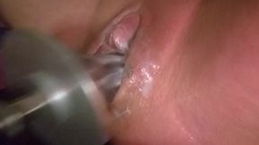 Whores loose sloppy cunt machine fucked