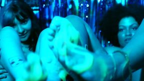 lesbians slime foot fetish and hitachi play