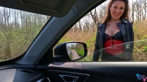 Effe Plays Street Whore and Gets Her Pussy and Ass Pounded in Motel