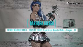 396 - 2D4K - Barbara Bieber - Future warrior girls series - cosplay cyberpunk solo girls masturbations