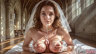 A Wedding Dress, Infidelity, and Hot Cum on Her Face.[AI]