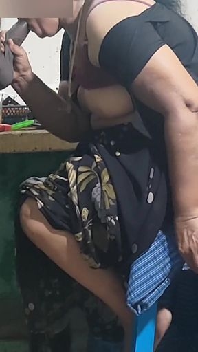 Step Mother Was Cooking in the Kitchen and I Had Sex with Her