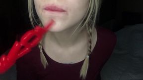 Blonde Teen Babe's Solo Webcam Show