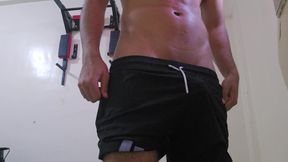 Handjob muscle man nice dick