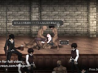 Witch Group sex Anime Game