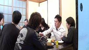 Japanese Babe Sinks Her Hairy Pussy&#x270C; to Multiple Guys' Toys