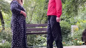 Perverted son-in-law creampies mature mom with big natural tits and big ass