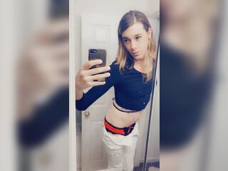 Transsexual Shows Off Her Pants