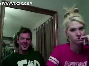 Amateur webcam teen feet