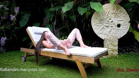Slutty Babe Mia Bandini Fucked in the Ass and Gets a Messy Facial Outdoors