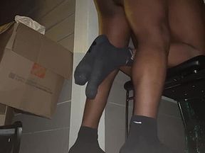 All Night Smoking, Deep Stroking And Squirting On The Balcony