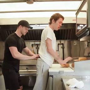 Finn Harding Invites Chris Cool Inside The Food Truck So They Can Work And Play At The Same Time - MEN