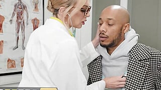 BRAZZERS - Horny Blonde Doctor Tiffany Watson Has Two Patients Playing With Her Thirsty Pussy