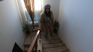 A short visit to my friend's house. His wife is a very sexy slut