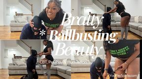 Bratty Ballbusting Beauty
