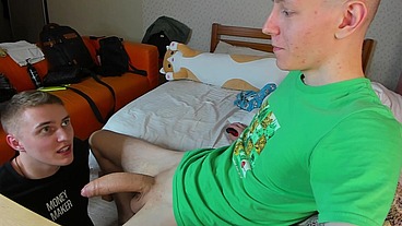 Putting My Toe In My Friend's Ass!