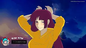 Hotaru Milf Shows Off Voluptuous Body in Steamy Anime Roleplay Fantasy