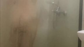 Voyeur Shower Compilation: Redhead Caught Bathing And Touching Herself Softly