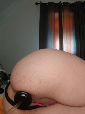 FTM uses an inflatable butt plug and lush vibrator. How big does it inflate?