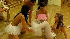 Modest ballerinas turn into voracious lesbos thirsting for orgasm