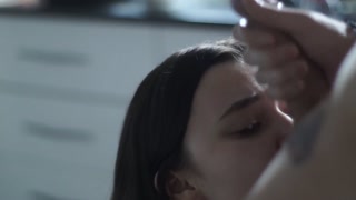 Sweet strawberry cream! Slobbery blowjob