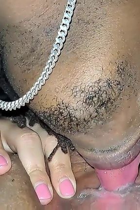 WildEnglishBBW BBC Nata4sex licking my pussy rubbing his dick on my clit