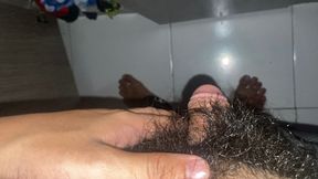 Solo Masturbation by the Closet