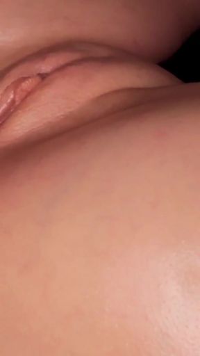 CLOSE UP: tight pink pussy greedily swallows a pulsating cock, ASMR, girl moaning   Clip 3