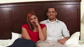 Dee, a brunette, and Jay, her boyfriend, are creating a crude homemade film