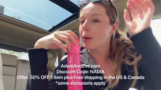 Trying out the biggest toy I've ever owned in the backseat of my car!!