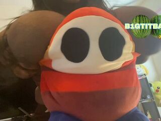 Large Titties underneath Plushie