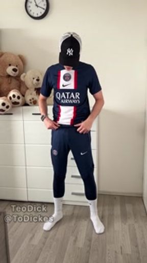 Twink boy cum in sportswear