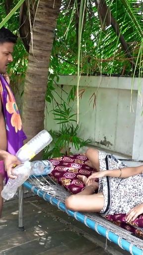 Emotional moment from &quot;indian hot wife fucked with beggar in garden Horny Watching Porn Together and rough sex in hind&quot;