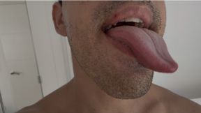 My big tongue is going to leave you soaking wet.