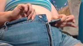 Five button Jean Short Belly Play