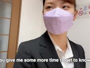 内定を垣間見た変態面接官の言うとおりホテルに連れ込まれ中出しされる彼氏持ちの就活生！ ハメ撮り/素人/リクルートスーツ/NTR/ファン限定無修正/英語字幕