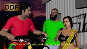 S5_ep_07 Desi Chubby Pooja Bhabhi and Monster