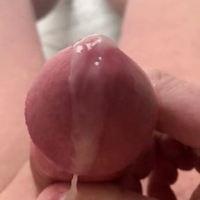 Big load after stroking my dick