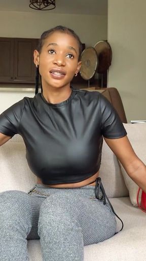 Thrilling moment from &quot;Bubble Butt Ebony Tight Pussy Railed POV Doggystyle In Amateur Casting&quot;