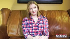 Sweet Hottie Lottie Peers Blows And Rides A Big Milky Dick!