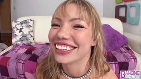 Hot Blonde Maya Hills And Curvy Babe Filipina Yasmine De Leon Tight Asses Drilled