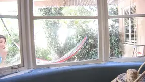 Taboo teens pussy licking and fingering in the bathroom