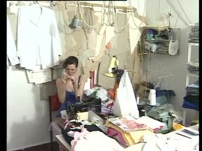 Brunette lesbians seducing pussies in 69 position in vintage video