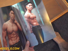 So many muscles and abs... this hot Japanese gets his own turn now!