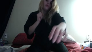 blonde cum for me joi
