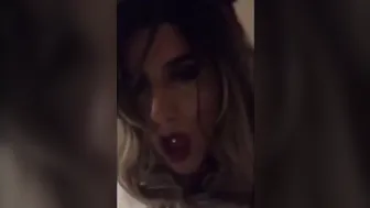 Amateur crossdresser gives blowjob and takes bareback anal fucking