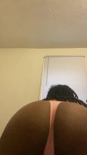 Trans Girl Twerks Fat Pussy Lips in Your Face