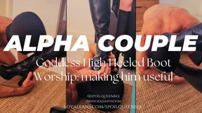 Goddess High Heeled Boot Worship